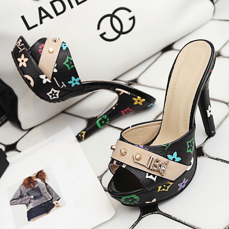 Women's High Heel Sport Sandals Open Toe PU Summer 2020 - Style a.html - Image 2