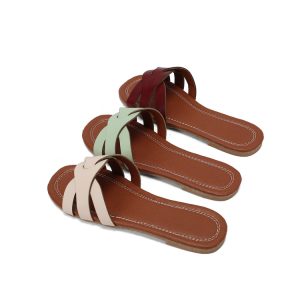 Light Luxury Pointed Toe Open Toe Flat Sandals for Women and Men